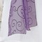 10 Pieces Eggplant Embroidered Organza Chair Sashes Elegant Purple Event Chair Decor 8"x108"